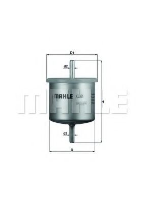 KNECHT KL 61 Топливный фильтр для FORD ESCORT 95 (Форд Эскорт 95) KNECHT KL 61 Топливный фильтр для FORD ESCORT 95 (Форд Эскорт 95)