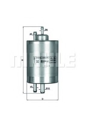 KNECHT KL 254 Топливный фильтр для MAYBACH 57 / 62 (Майбах 57 / 62) KNECHT KL 254 Топливный фильтр для MAYBACH 57 / 62 (Майбах 57 / 62)