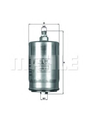KNECHT KL 38 Топливный фильтр для MERCEDES-BENZ E-CLASS (Мэрcэдэс-бэнз Е класс) KNECHT KL 38 Топливный фильтр для MERCEDES-BENZ E-CLASS (Мэрcэдэс-бэнз Е класс)