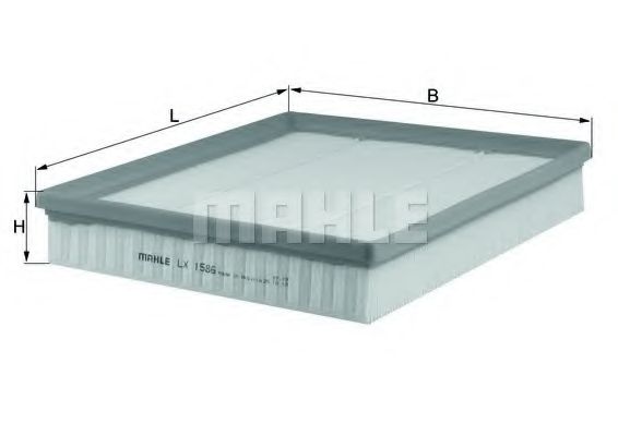 KNECHT LX 1586 Воздушный фильтр 