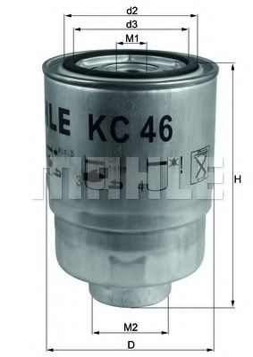 KNECHT KC 46 Топливный фильтр для SUZUKI ESCUDO (Сузуки Эсcудо) KNECHT KC 46 Топливный фильтр для SUZUKI ESCUDO (Сузуки Эсcудо)