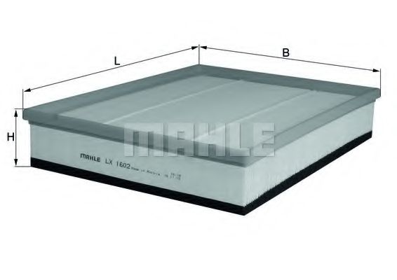 KNECHT LX 1602 Воздушный фильтр 