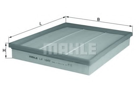 KNECHT LX 1683 Воздушный фильтр для OPEL (Опель) KNECHT LX 1683 Воздушный фильтр для OPEL (Опель)