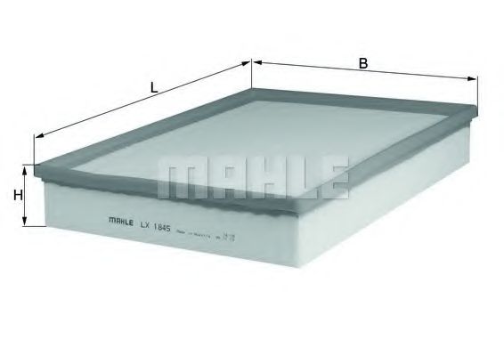 KNECHT LX 1845 Воздушный фильтр 