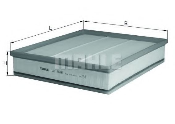 KNECHT LX 1886 Воздушный фильтр для OPEL MOVANO (Опель Моvано) KNECHT LX 1886 Воздушный фильтр для OPEL MOVANO (Опель Моvано)