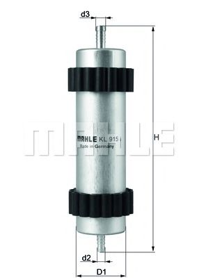 KNECHT KL 915 Топливный фильтр для AUDI A7 (Ауди А7) KNECHT KL 915 Топливный фильтр для AUDI A7 (Ауди А7)