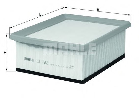 KNECHT LX 1568 Воздушный фильтр 