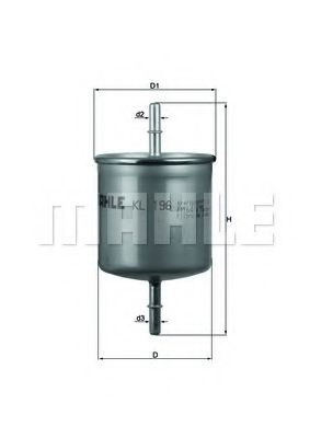 KNECHT KL 196 Топливный фильтр для VOLVO XC70 CROSS COUNTRY (Вольво Xc70 кросс кантри) KNECHT KL 196 Топливный фильтр для VOLVO XC70 CROSS COUNTRY (Вольво Xc70 кросс кантри)