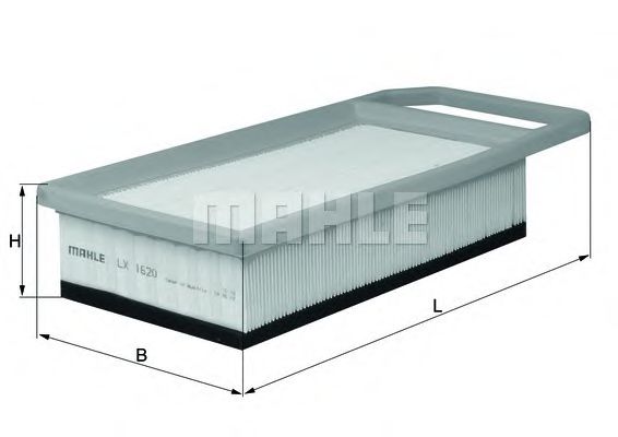 KNECHT LX 1620 Воздушный фильтр для CITROËN C5 II (CитроËн С5 2) KNECHT LX 1620 Воздушный фильтр для CITROËN C5 II (CитроËн С5 2)