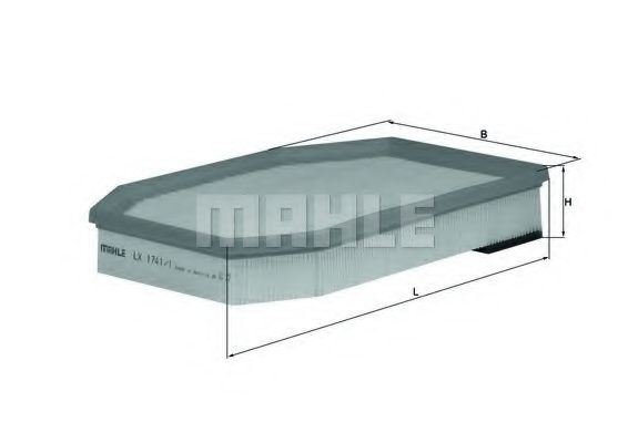 KNECHT LX 1741/1 Воздушный фильтр 