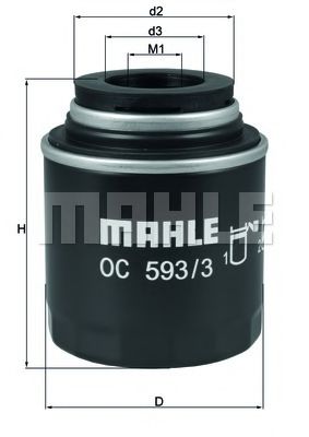 KNECHT OC 593/3 Масляный фильтр для VOLKSWAGEN (Фольксваген) KNECHT OC 593/3 Масляный фильтр для VOLKSWAGEN (Фольксваген)