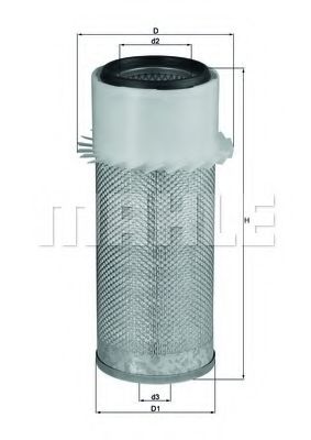 KNECHT LX 18 Воздушный фильтр 