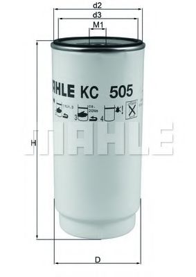 KNECHT KC 505D Топливный фильтр для MERCEDES-BENZ ATEGO 3 (Мэрcэдэс-бэнз Атэго 3) KNECHT KC 505D Топливный фильтр для MERCEDES-BENZ ATEGO 3 (Мэрcэдэс-бэнз Атэго 3)