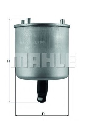KNECHT KL 788 Топливный фильтр для CITROËN C-ELYSEE (CитроËн С-элизе (Елесей)) KNECHT KL 788 Топливный фильтр для CITROËN C-ELYSEE (CитроËн С-элизе (Елесей))