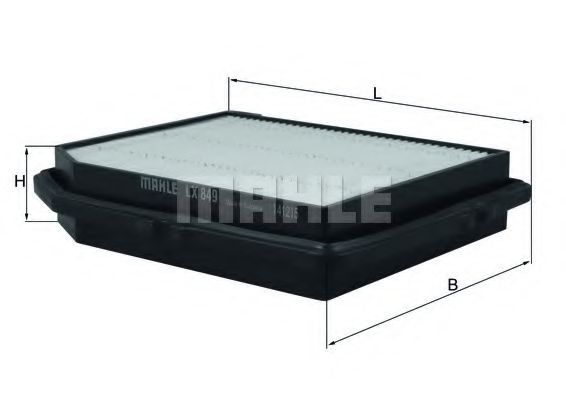 KNECHT LX 849 Воздушный фильтр для HONDA CRX II (Хонда Cрх 2) KNECHT LX 849 Воздушный фильтр для HONDA CRX II (Хонда Cрх 2)