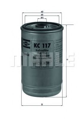 KNECHT KC 117 Топливный фильтр для DAF 75 CF (Даф 75 cф) KNECHT KC 117 Топливный фильтр для DAF 75 CF (Даф 75 cф)
