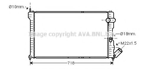 PRASCO CN2063 Радиатор, охлаждение двигателя для CITROëN (Cитроëн) PRASCO CN2063 Радиатор, охлаждение двигателя для CITROëN (Cитроëн)