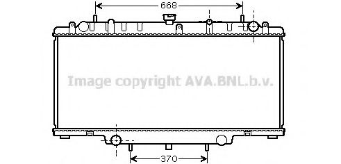 PRASCO DN2246 Радиатор, охлаждение двигателя для NISSAN (Ниссан) PRASCO DN2246 Радиатор, охлаждение двигателя для NISSAN (Ниссан)