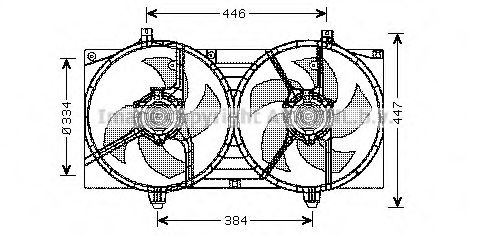 PRASCO DN7528 Вентилятор, охлаждение двигателя для NISSAN (Ниссан) PRASCO DN7528 Вентилятор, охлаждение двигателя для NISSAN (Ниссан)
