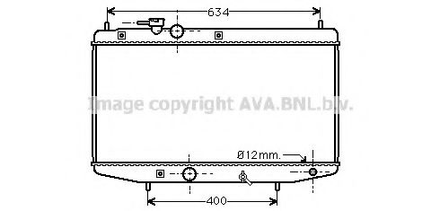 PRASCO DU2020 Радиатор, охлаждение двигателя 