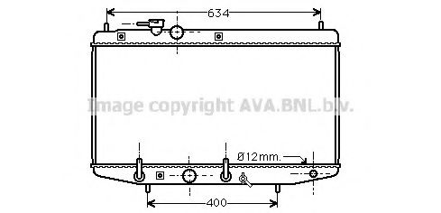 PRASCO DU2029 Радиатор, охлаждение двигателя 