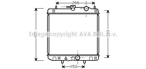 PRASCO DU2035 Радиатор, охлаждение двигателя 