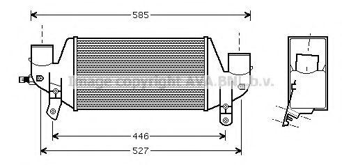 PRASCO FD4313 Интеркулер для FORD FIESTA (Форд Фиэста) PRASCO FD4313 Интеркулер для FORD FIESTA (Форд Фиэста)