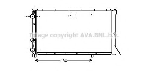 PRASCO FT2053 Радиатор, охлаждение двигателя для FIAT STRADA II (Фиат Страда 2) PRASCO FT2053 Радиатор, охлаждение двигателя для FIAT STRADA II (Фиат Страда 2)