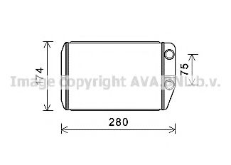 PRASCO FT6410 Теплообменник, отопление салона для FIAT (Фиат) PRASCO FT6410 Теплообменник, отопление салона для FIAT (Фиат)