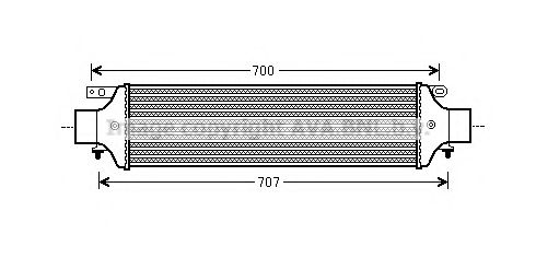 PRASCO FTA4364 Интеркулер 