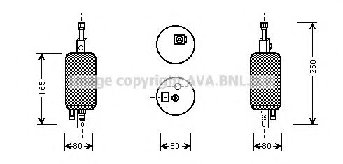 PRASCO FTD029 Осушитель, кондиционер для SAAB (Сааб) PRASCO FTD029 Осушитель, кондиционер для SAAB (Сааб)
