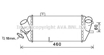 PRASCO HY4389 Интеркулер для HYUNDAI I20 (Хендай И20) PRASCO HY4389 Интеркулер для HYUNDAI I20 (Хендай И20)