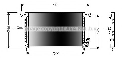 PRASCO HY5036 Конденсатор, кондиционер для HYUNDAI EXCEL (Хендай Эxcэл) PRASCO HY5036 Конденсатор, кондиционер для HYUNDAI EXCEL (Хендай Эxcэл)