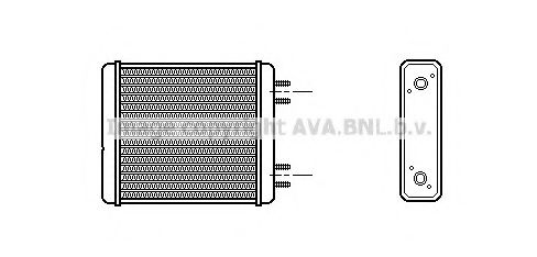 PRASCO HY6021 Теплообменник, отопление салона для HYUNDAI EXCEL (Хендай Эxcэл) PRASCO HY6021 Теплообменник, отопление салона для HYUNDAI EXCEL (Хендай Эxcэл)