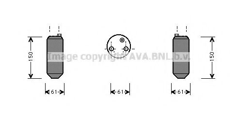 PRASCO HYD001 Осушитель, кондиционер для HYUNDAI EXCEL (Хендай Эxcэл) PRASCO HYD001 Осушитель, кондиционер для HYUNDAI EXCEL (Хендай Эxcэл)