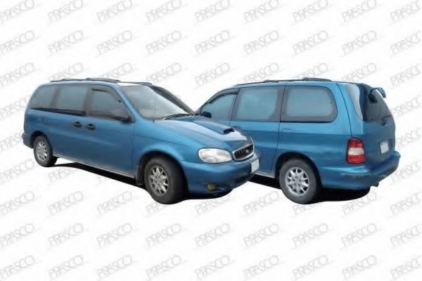 PRASCO KI7207363 Наружное зеркало для KIA CARNIVAL I (Киа Карнивал 1) PRASCO KI7207363 Наружное зеркало для KIA CARNIVAL I (Киа Карнивал 1)