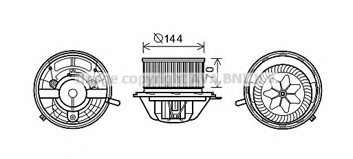 PRASCO MS8607 Электродвигатель, вентиляция салона для MERCEDESBENZ (Мерседес бенц) PRASCO MS8607 Электродвигатель, вентиляция салона для MERCEDESBENZ (Мерседес бенц)