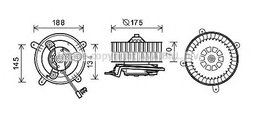 PRASCO MS8621 Электродвигатель, вентиляция салона для MERCEDESBENZ (Мерседес бенц) PRASCO MS8621 Электродвигатель, вентиляция салона для MERCEDESBENZ (Мерседес бенц)