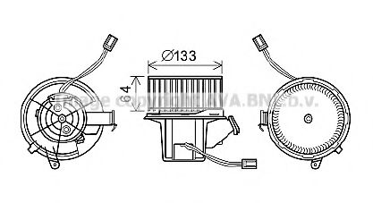 PRASCO MS8628 Электродвигатель, вентиляция салона для MERCEDESBENZ (Мерседес бенц) PRASCO MS8628 Электродвигатель, вентиляция салона для MERCEDESBENZ (Мерседес бенц)