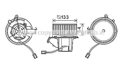 PRASCO MS8629 Электродвигатель, вентиляция салона для MERCEDESBENZ (Мерседес бенц) PRASCO MS8629 Электродвигатель, вентиляция салона для MERCEDESBENZ (Мерседес бенц)