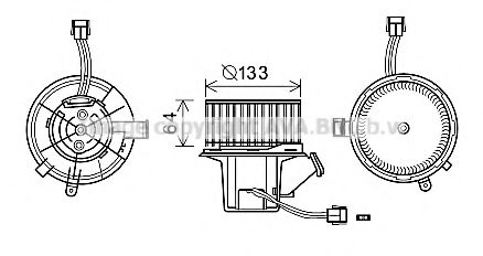PRASCO MS8640 Электродвигатель, вентиляция салона для MERCEDESBENZ (Мерседес бенц) PRASCO MS8640 Электродвигатель, вентиляция салона для MERCEDESBENZ (Мерседес бенц)