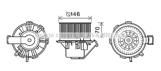 PRASCO MS8648 Электродвигатель, вентиляция салона для MERCEDESBENZ (Мерседес бенц) PRASCO MS8648 Электродвигатель, вентиляция салона для MERCEDESBENZ (Мерседес бенц)
