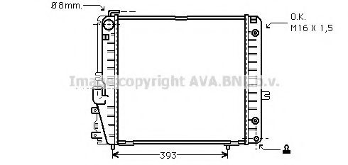 PRASCO MSA2086 Радиатор, охлаждение двигателя для MERCEDESBENZ (Мерседес бенц) PRASCO MSA2086 Радиатор, охлаждение двигателя для MERCEDESBENZ (Мерседес бенц)