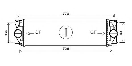 PRASCO MSA4582 Интеркулер для MERCEDES-BENZ SPRINTER 3,5-T (Мэрcэдэс-бэнз Спринтэр 3,5-т) PRASCO MSA4582 Интеркулер для MERCEDES-BENZ SPRINTER 3,5-T (Мэрcэдэс-бэнз Спринтэр 3,5-т)