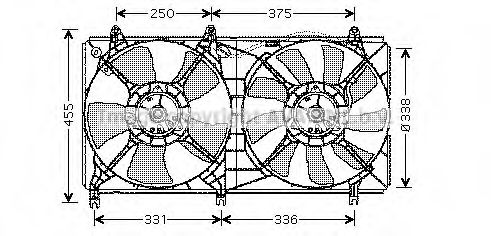 PRASCO MT7524 Вентилятор, охлаждение двигателя для MITSUBISHI GALANT (Митсубиши/митсубиси Галант) PRASCO MT7524 Вентилятор, охлаждение двигателя для MITSUBISHI GALANT (Митсубиши/митсубиси Галант)