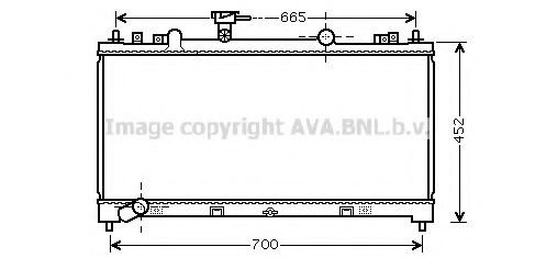 PRASCO MZ2226 Радиатор, охлаждение двигателя для MAZDA (Мазда) PRASCO MZ2226 Радиатор, охлаждение двигателя для MAZDA (Мазда)