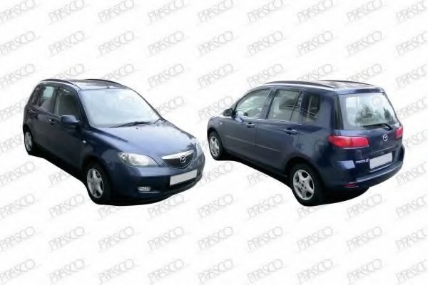 PRASCO MZ3083100 Капот двигателя 