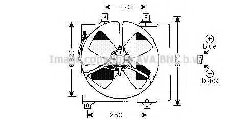 PRASCO MZ7501 Вентилятор, охлаждение двигателя для MAZDA 323 III (Мазда 323 3) PRASCO MZ7501 Вентилятор, охлаждение двигателя для MAZDA 323 III (Мазда 323 3)