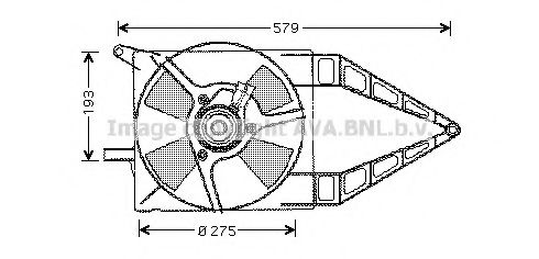 PRASCO OL7503 Вентилятор, охлаждение двигателя для OPEL CORSA A (Опель Cорса а) PRASCO OL7503 Вентилятор, охлаждение двигателя для OPEL CORSA A (Опель Cорса а)