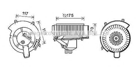 PRASCO OL8646 Электродвигатель, вентиляция салона для OPEL ZAFIRA B (Опель Зафира б) PRASCO OL8646 Электродвигатель, вентиляция салона для OPEL ZAFIRA B (Опель Зафира б)